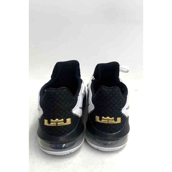 Nike LeBron 17 Low White Black Gold Men\'s Basketball Shoes Size 14 COA main image 6